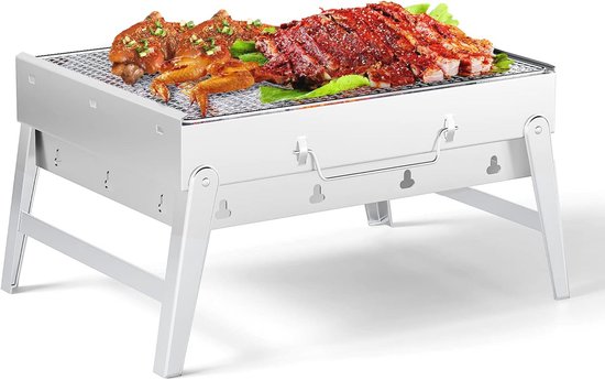 BBQ-grill, tafelgrill, keramische kolengrill, Japanse barbecue Yakitori-barbecue, poreuze keramische barbecuebarbecue 48x28x22cm