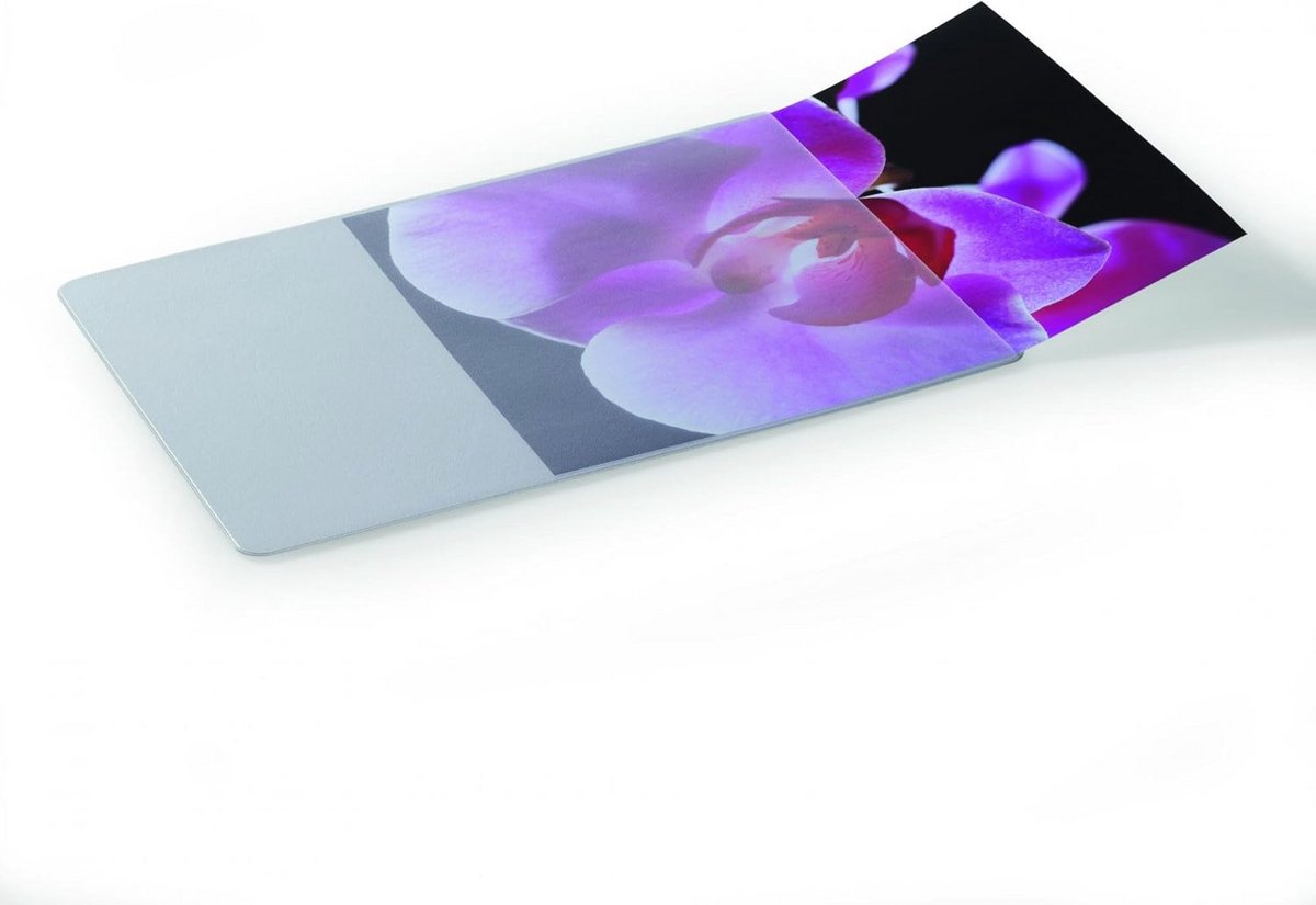 Antislip muismat met foto-inzet - Grijs en Transparant - 300 x 200 mm