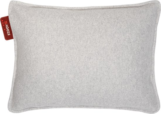 Stoov S2 Warmtekussen | Ploov Light Grey | Duurzaam & Draadloos | Infrarood warmtekussen | 45x60 cm | Plus batterij