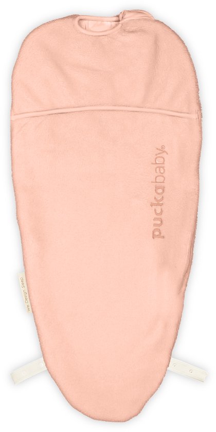Puckababy Piep Inbakerslaapzakje baby (0-3m) - Peach Teddy - TOG 2.0 - Winterslaapzak