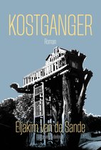 Boek kaft met de titel KOSTGANGER in gele letters, met een afbeelding van een boomhut.