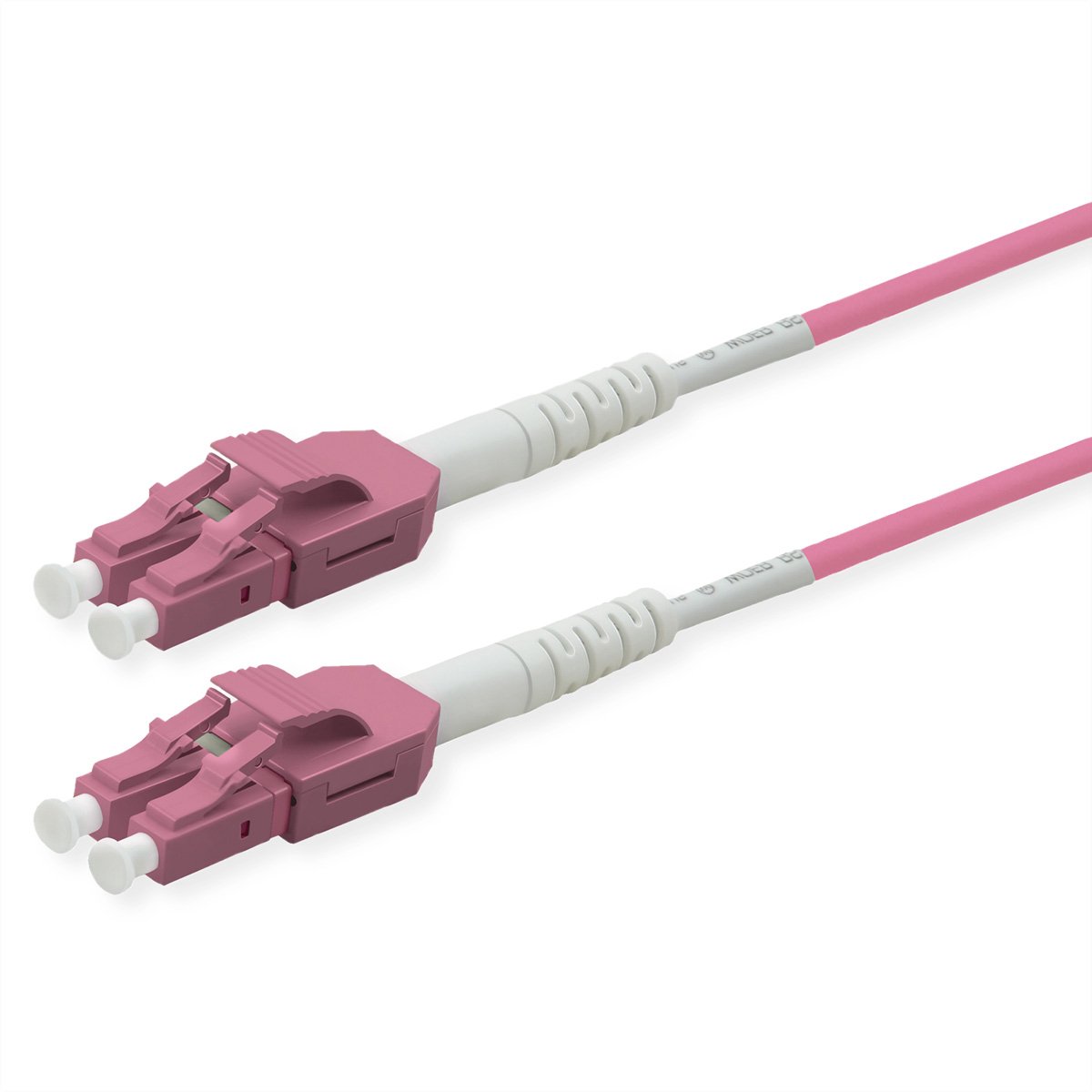 ROLINE glasvezelkabel duplex 50/125µm OM4, LC/LC , UNIBOOT, violet, 7 m