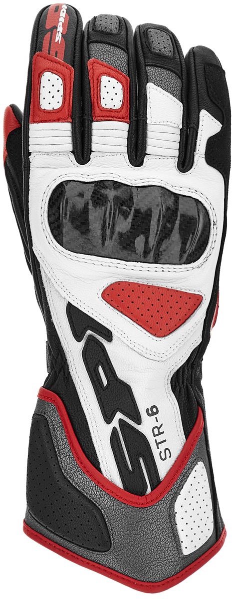 Spidi STR-6 Rood Handschoenen - Handschoen