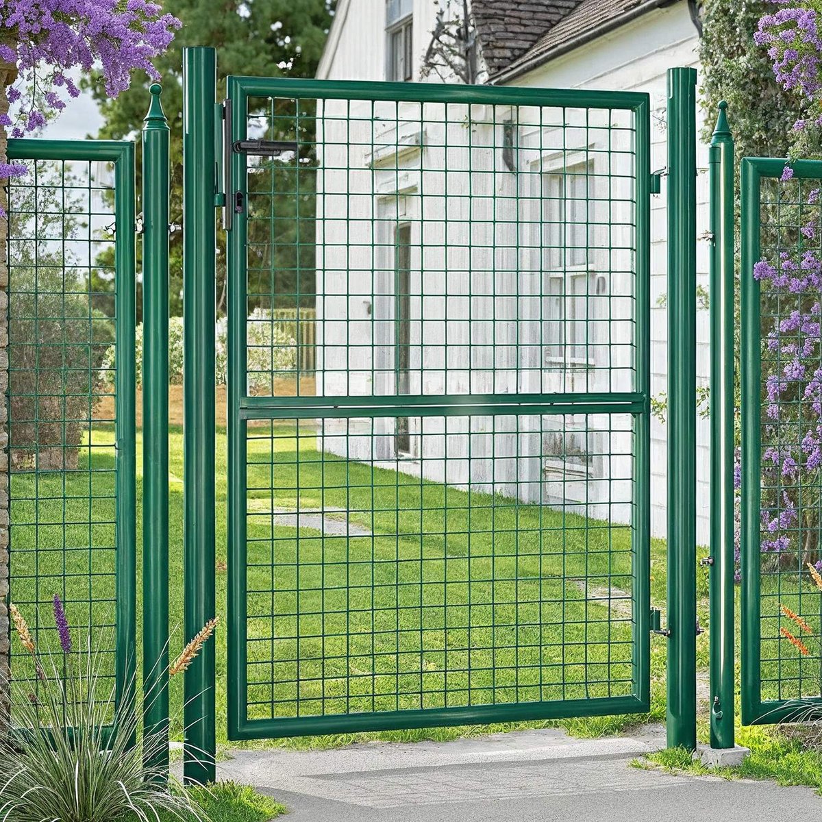 Tuinpoort, tuindeur, gegalvaniseerd staal