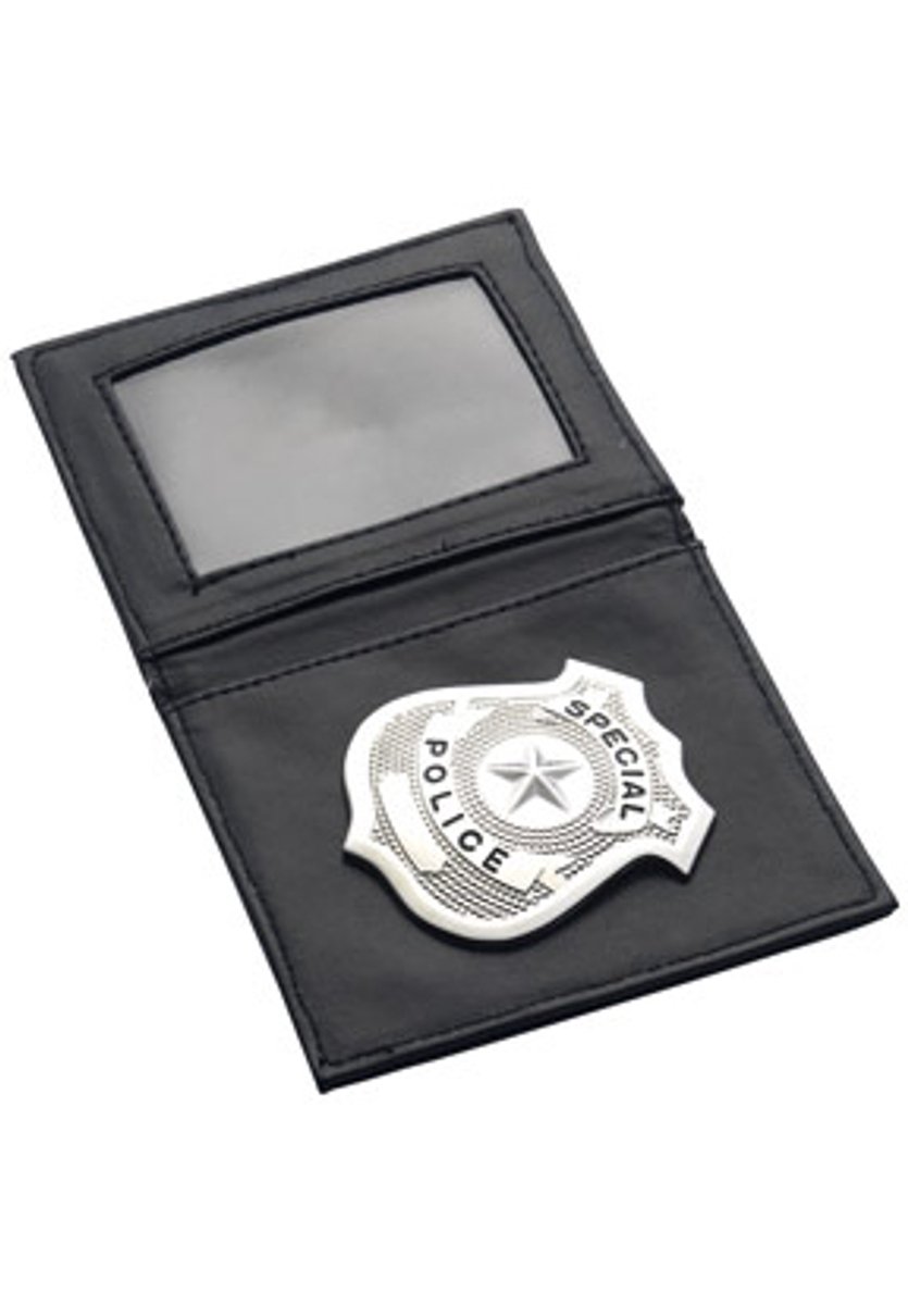 Politie Badge - Police - Zwart