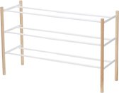 Yamazaki - Expand. Shoe Rack - Plain - white