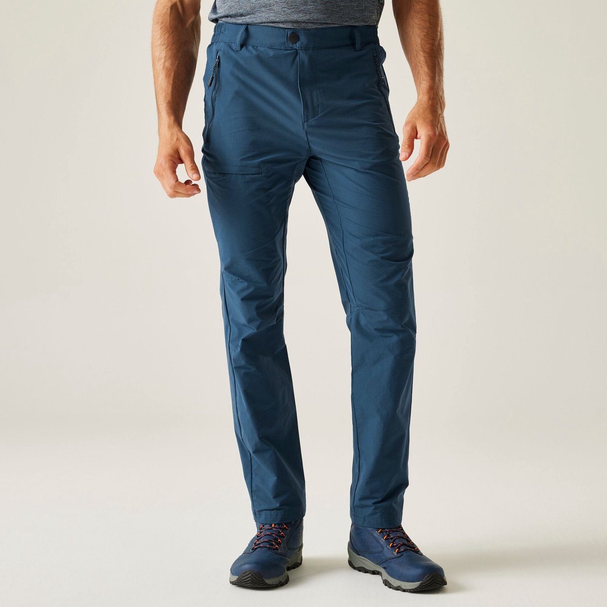 Broek Hiken Heren Lichtgewicht Blauw