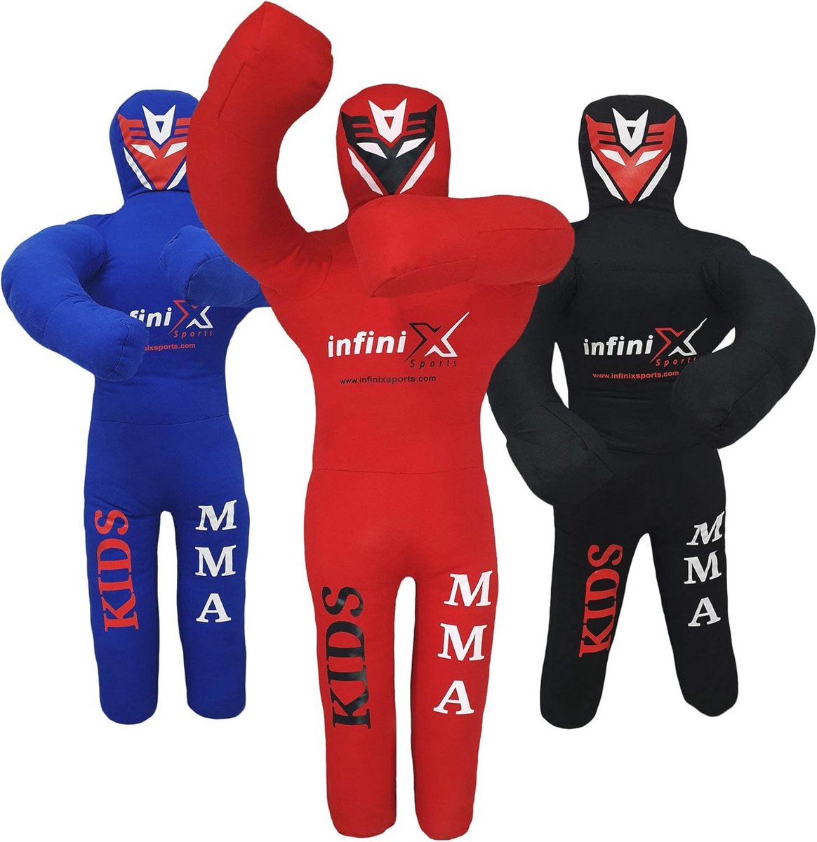 BJJ Worsteldummy voor Kinderen - Grappling Dummy 110 cm NIET GEVULD - Ideaal voor MMA, Boksen en Jiu Jitsu Training