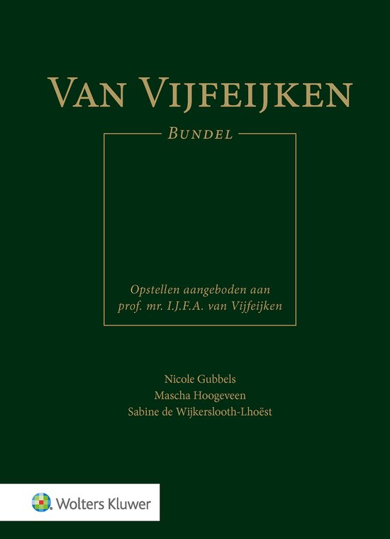 Van Vijfeijkenbundel - cover