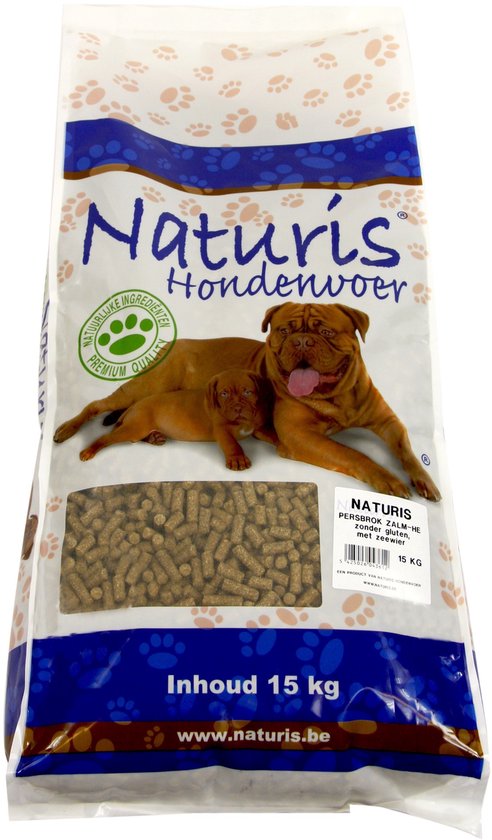Naturis Geperste Brok HE Zalm 15kg