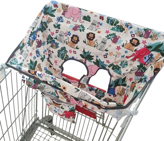 Housse pour chaise haute et caddie de courses pour tout-petits