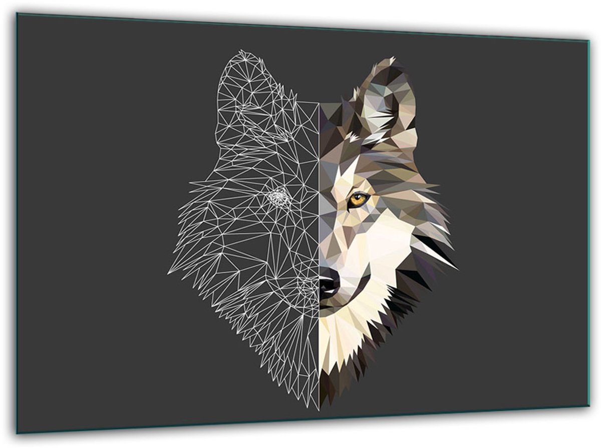 TMK ArtDeko - Snijplank - Glasgehard - 30x22cm - Wolf Ontwerp