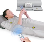 Livista Infrarood Sauna Deken - Elektrische Deken - Warmtedeken - Saunadeken - Infraroodtherapie Met Afstandsbediening - Grijs
