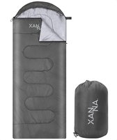 Sac de couchage Xanna® - 3-4 saisons - Convient aux adultes et aux Enfants - Housse incluse - Zwart