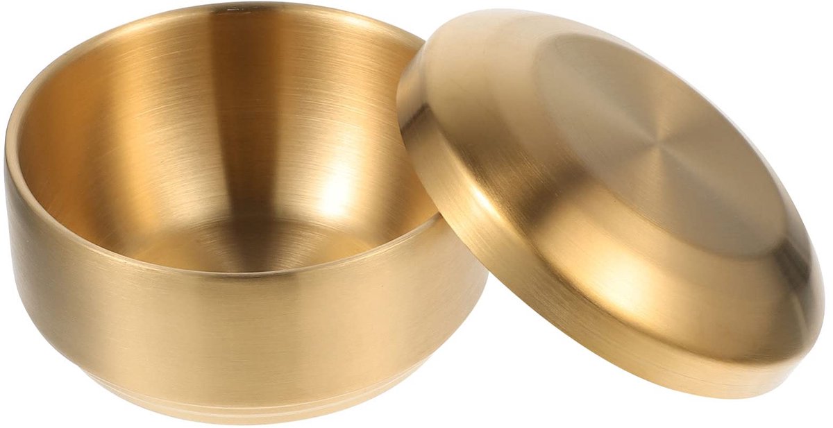 Ibenzoa® Duurzame Roestvrijstalen Serveerkom Set met Deksels, Multifunctioneel en Veilig voor Thuis en Keuken