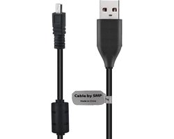 OneOne 1,0m USB kabel AV / datakabel. Voor enkele camera's als oplaadkabel past op Sony Alpha DSLR-A100, DSLR-A200, DSLR-A300, DSLR-A330, DSLR-A350, DSLR-A700, DSLR-A850, DSLR-A900