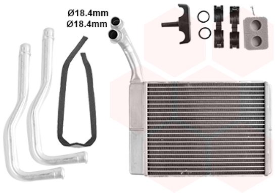 Radiateur AUDI 80 (86-91) - Dimensions 586x317x34 Mm, Pour Moteurs 1.6 à 2.0