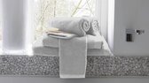 Heckett & Lane - Handdoek - 50x100 cm - Set van 3 - Glacier Grey