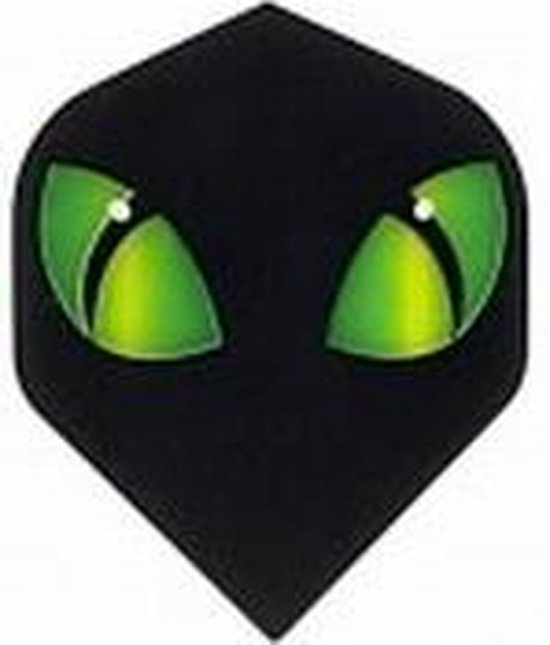 Afbeelding van het spel Ruthless flights Standaard Black Green Eyes.  Set Ã  3 stuks