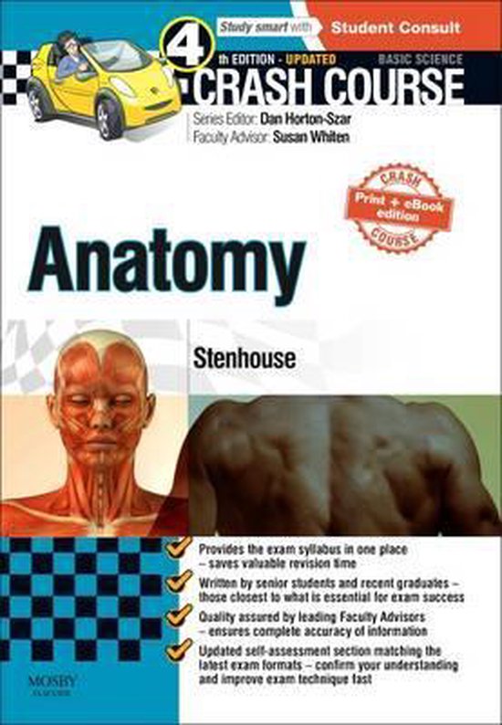 Crash Course Anatomy Updated Print + eBook edition - cover