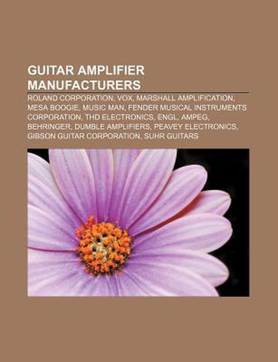 Guitar Amplifier Manufacturers - cover