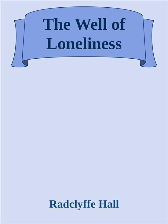 The Well of Loneliness - cover