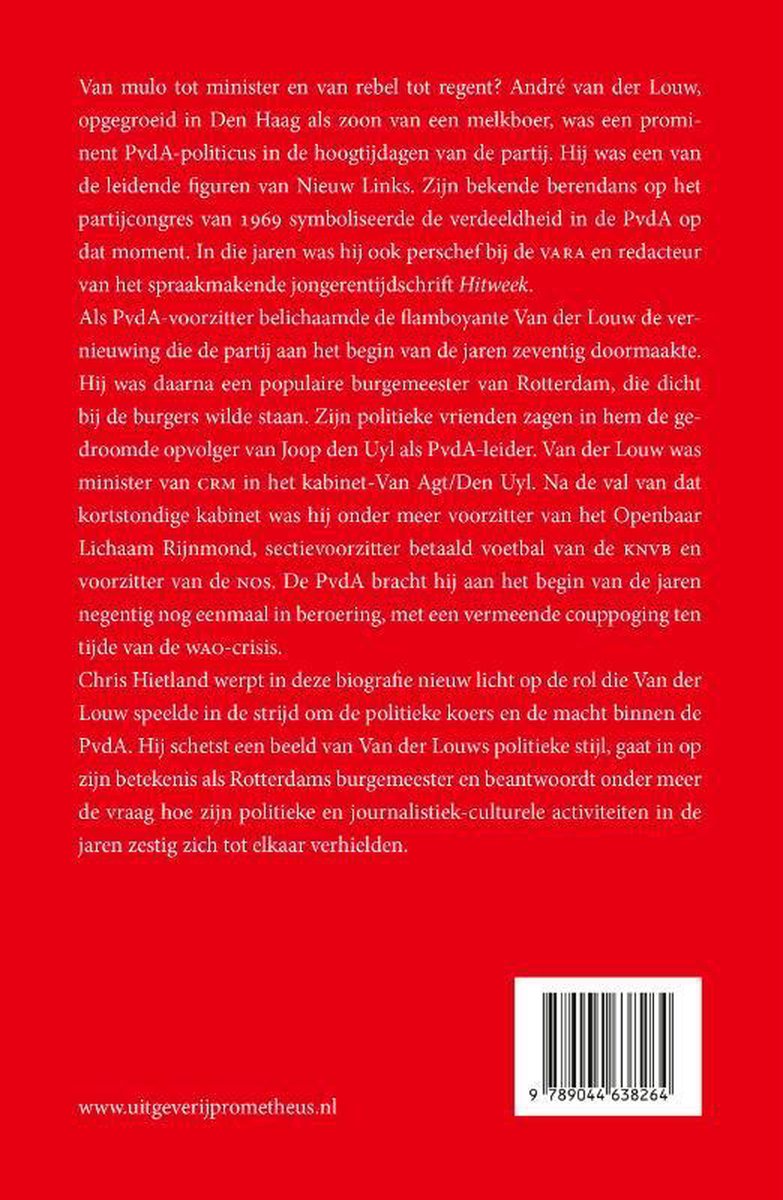 De kroonprins van Nieuw Links - back cover