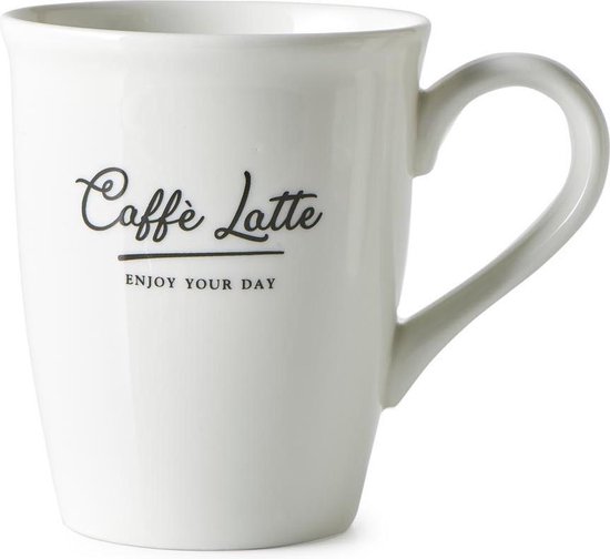 logboek Laboratorium geluid Riviera Maison Excellent Caffè Latte Mug- Koffie & Thee Drinkgerei | bol.com
