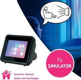 Safe Alarm Tv Imitator Lichteffecten 7x9cm |Televisie Effecten op Batterijen|Anti-Inbraak Preventie