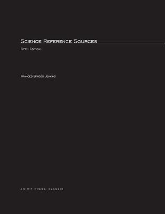 Science Reference Sources | 9780262600026 | Frances Briggs Jenkins ...