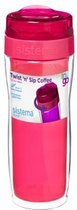 Sistema To Go Twist 'n Sip Coffee - isoleerbeker 490 ml - roze