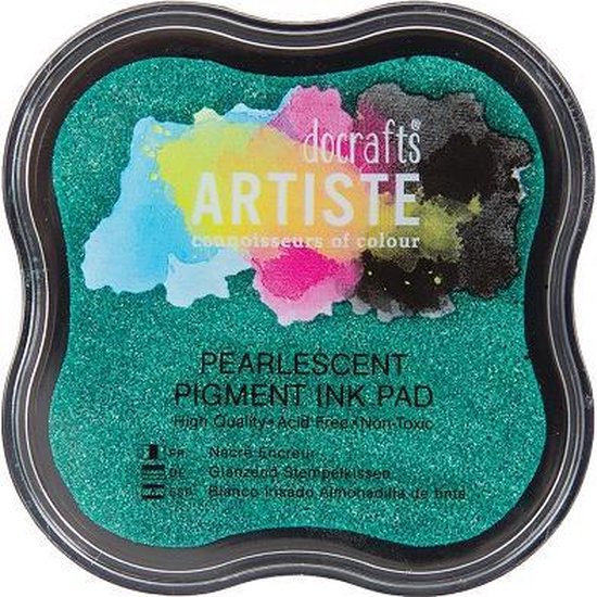 Pigment Ink Pad Pearlescent Mantis Green