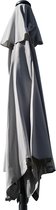 Parasol - 210 cm - slinger- en knik-mechanisme - Grijs