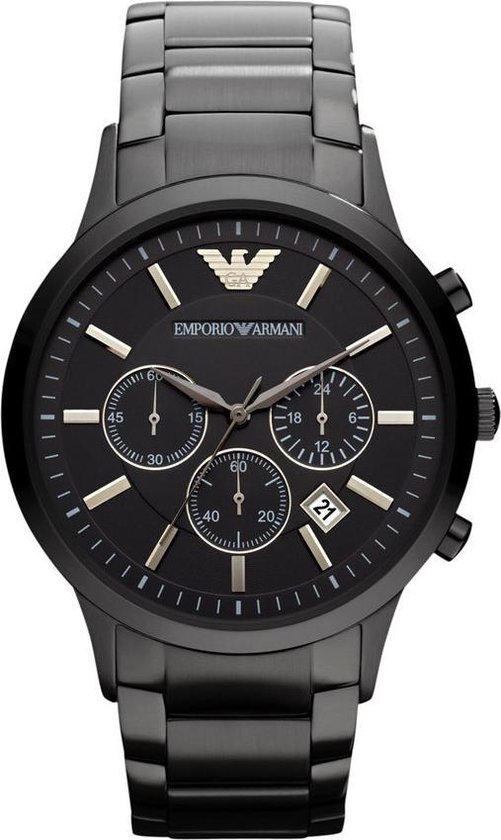Armani Ar2453 Horloge - Zwart - Ø 43 mm