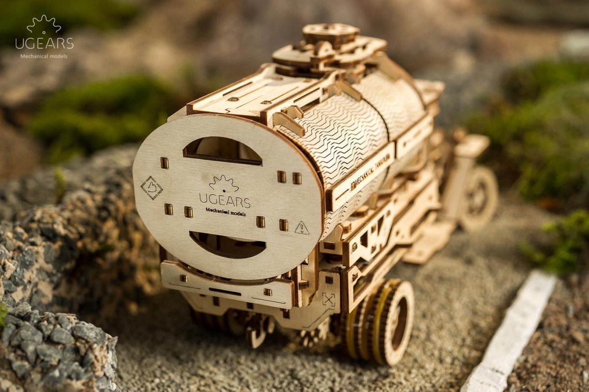 Ugears Modelbouw Hout Mechanische Tanker — afbeelding 11