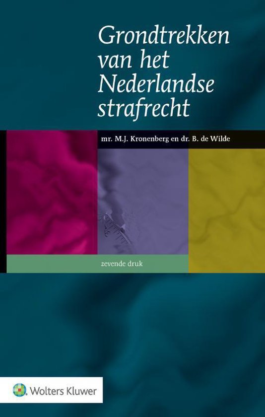 Grondtrekken van het Nederlandse strafrecht - cover