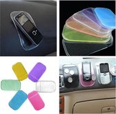 Anti slip mat voor smartphone - auto houder - Transparant - 2 STUKS