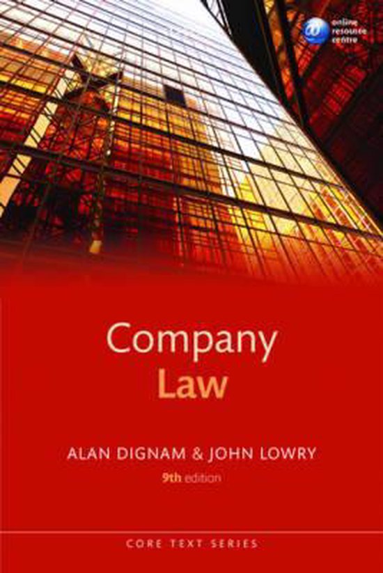 Company Law, 9th Ed. - cover