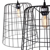 Light & Living Hanglamp  CORA S/3 Ø40+35+30 cm  -  zwart