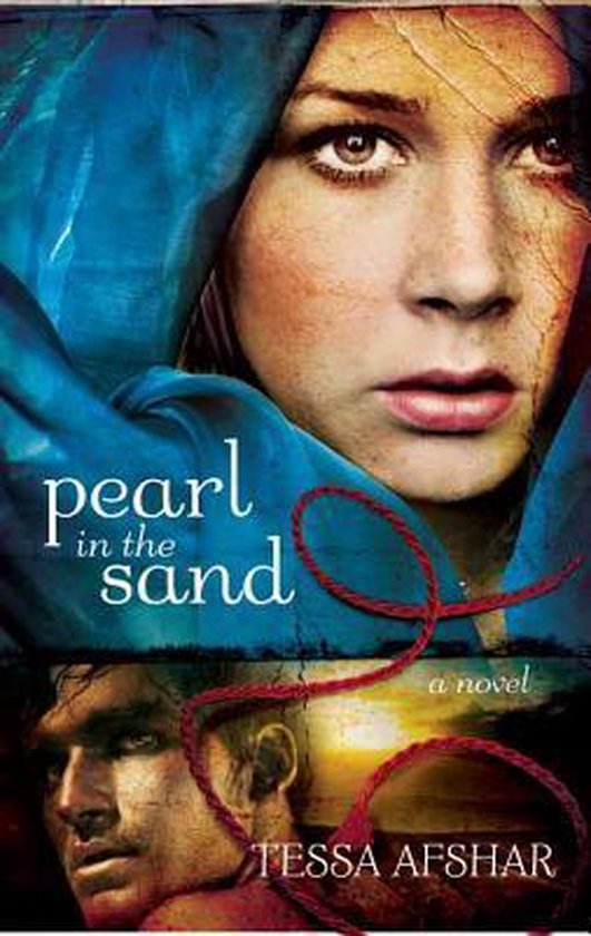 Couverture de livre avec un gros plan d'une femme portant un foulard bleu et d'un homme