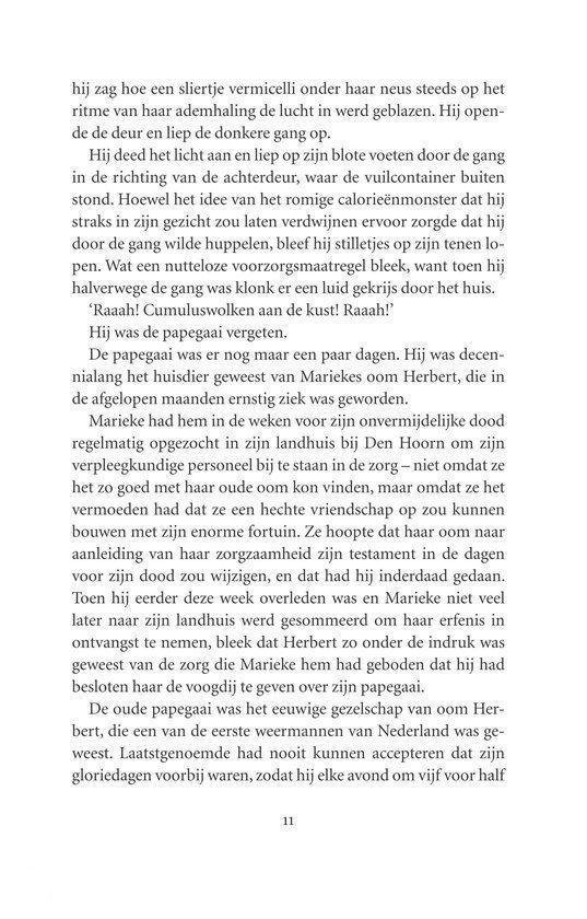 Pagina met tekst.