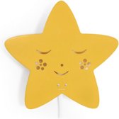 roommate silhouette lamp star - geel