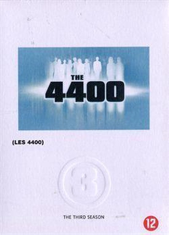 The 4400: De derde reeks. Logo met transparante figuren en tekst 'The 4400'.