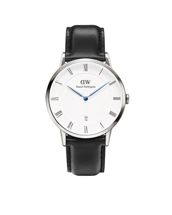Daniel Wellington Dapper Sheffield DW00100088 - Horloge - Leer - Zwart- Ø  38mm | bol.com