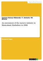 An assessment of the nursery industry in Manicaland, Zimbabwe in 2008
