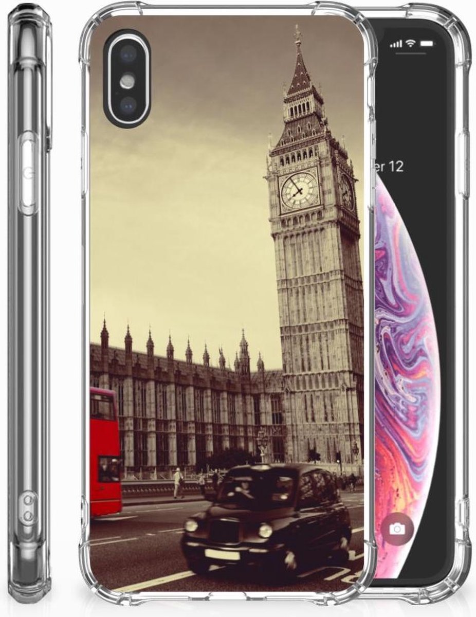 Apple iPhone Xs Max Telefoonhoesje met valbescherming Londen