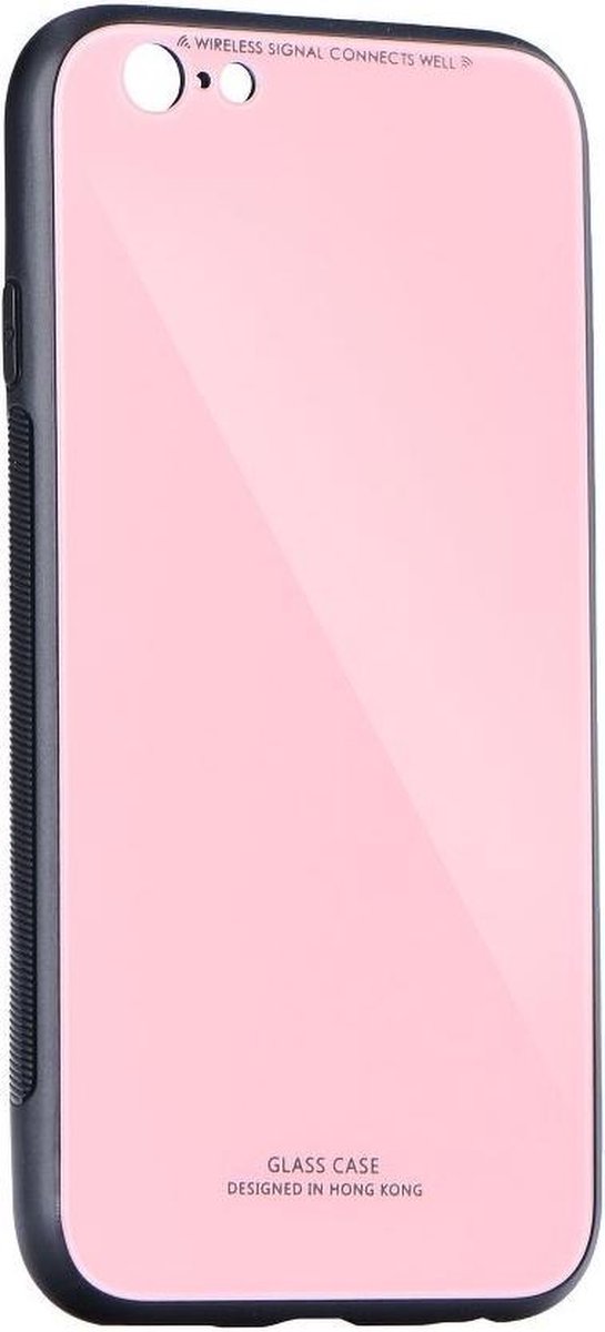 iPhone 8 - Forcell Glas - Draadloos laden- Zalm