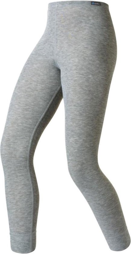Odlo Women's BL Bottom Long Natural Performance PW 15 Dark Grey Melange Pale Mauve Odlo - View #4