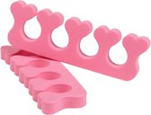 2 stuks Vinger / Teenspreiders voor nagels lakken - teen spreider roze - pedicure - manicure