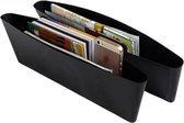 2x Auto Opbergvak | Auto Organizer naast de Stoel | Auto Pocket Organiser Zwart